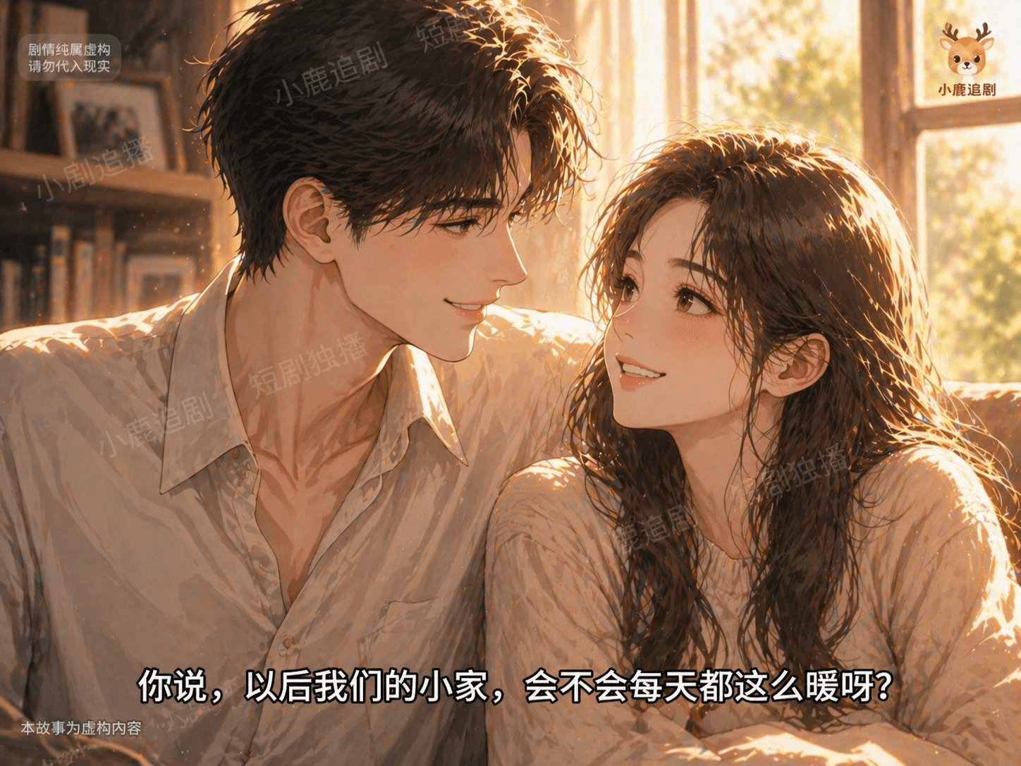 带字幕和水印的视频画面